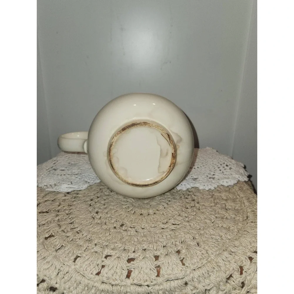 Antique 1950's Lifetime China Co. Prairie Gold Wheat Teapot/Coffee pot.  5.5in
